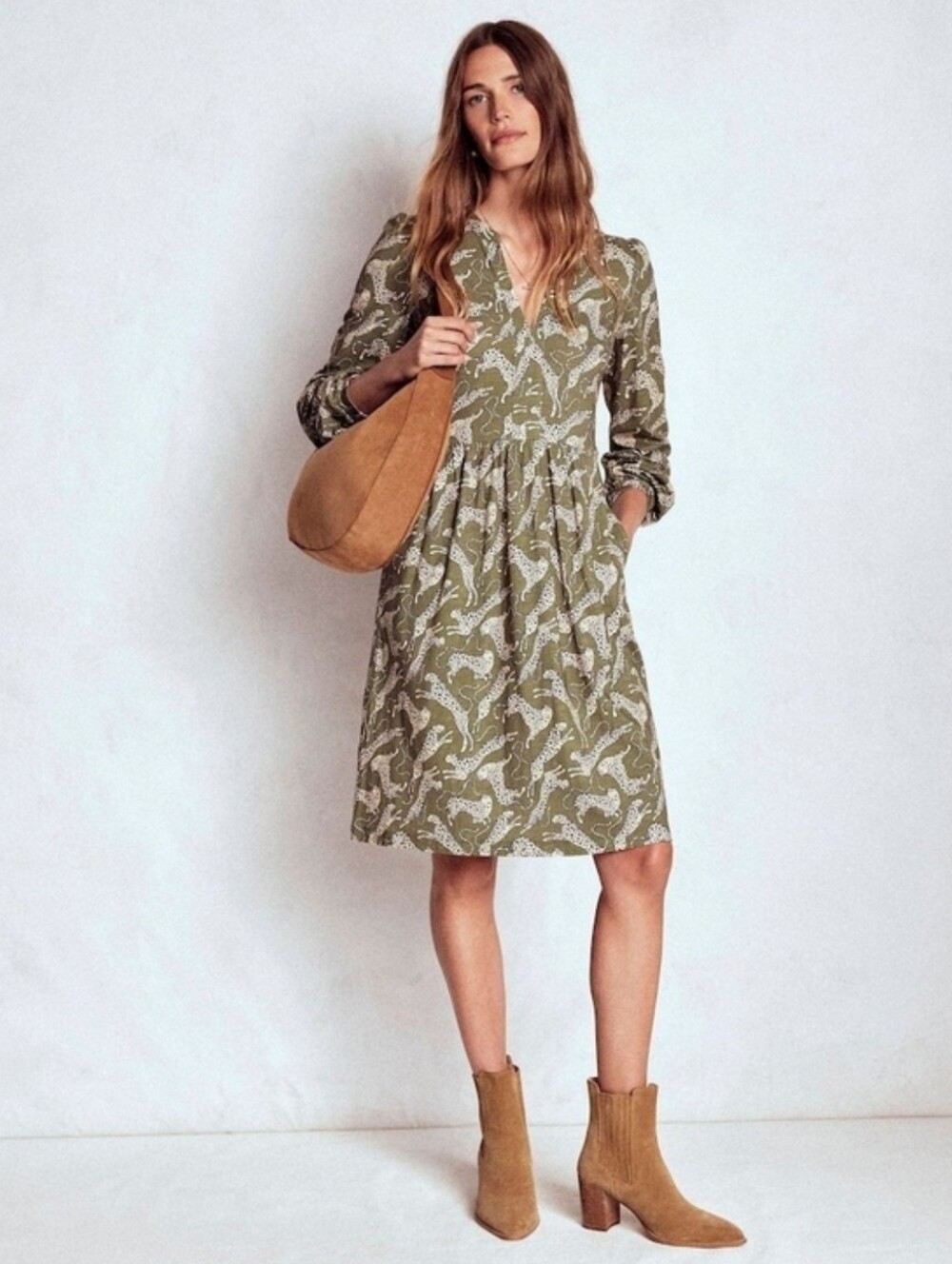 Boden Naomi Relaxed Jersey Size 6 Long